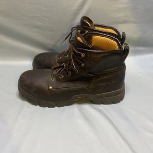 Carolina CA3511 Brown Leather Lace Up Steel Toe safety Work Boot Men's US 14 D